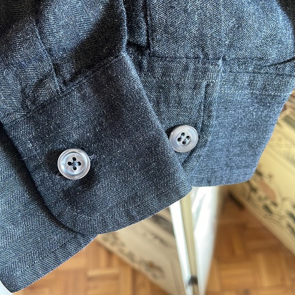 Zegna XXL Grey Long Sleeve Shirt - Picture 3 of 6